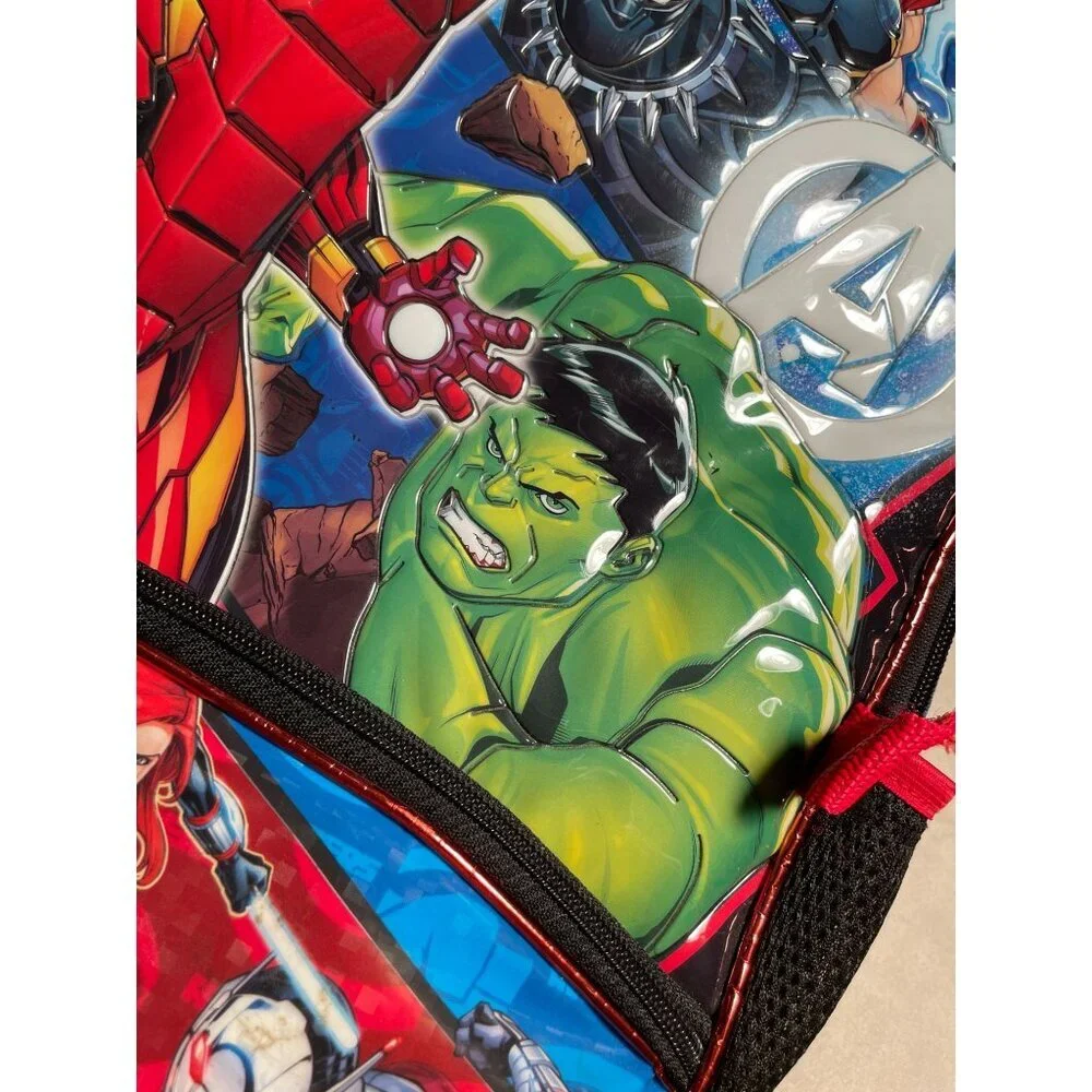Marvel Avengers Superhero Backpack With Iron Man Hulk & Captain America For Kids